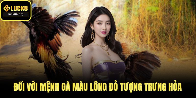 Đối với mệnh gà màu lông đỏ tượng trưng Hỏa